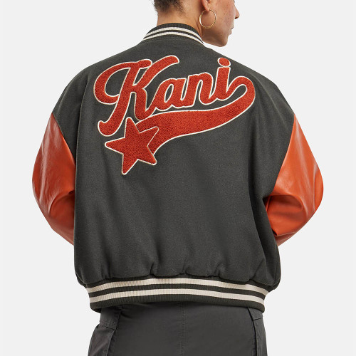Karl Kani Γυναικείο κολεγιακό μπουφάν Retro Patch Star Logo OS College Jacket